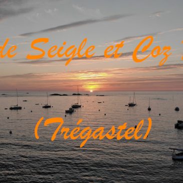 Ile de Seigle et coucher de soleil sur le Coz Pors (vidéo)